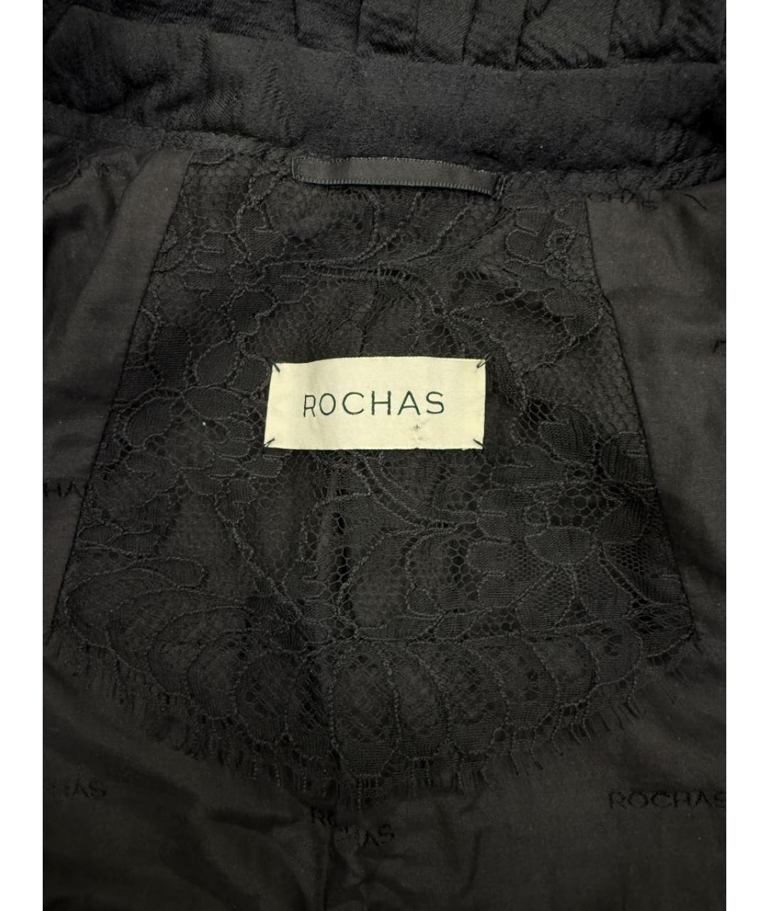 ROCHAS Черное пальто, фото 3
