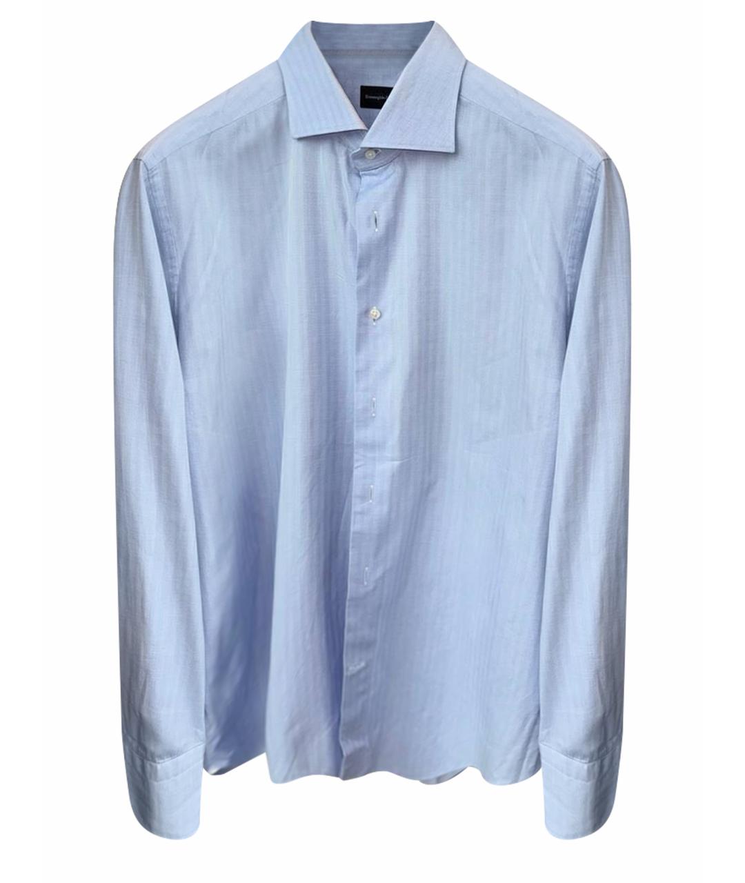ERMENEGILDO ZEGNA XXX Голубая классическая рубашка, фото 1
