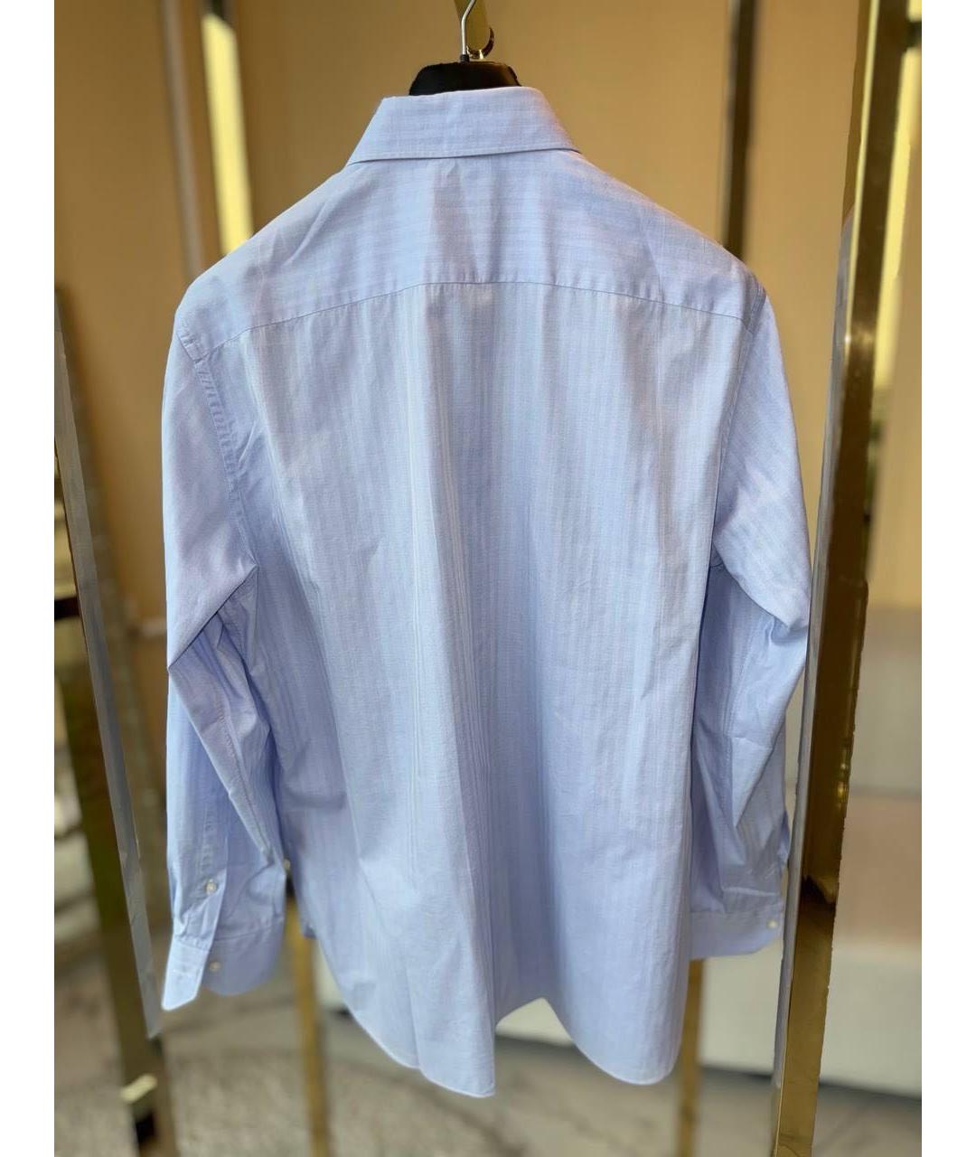 ERMENEGILDO ZEGNA XXX Голубая классическая рубашка, фото 2