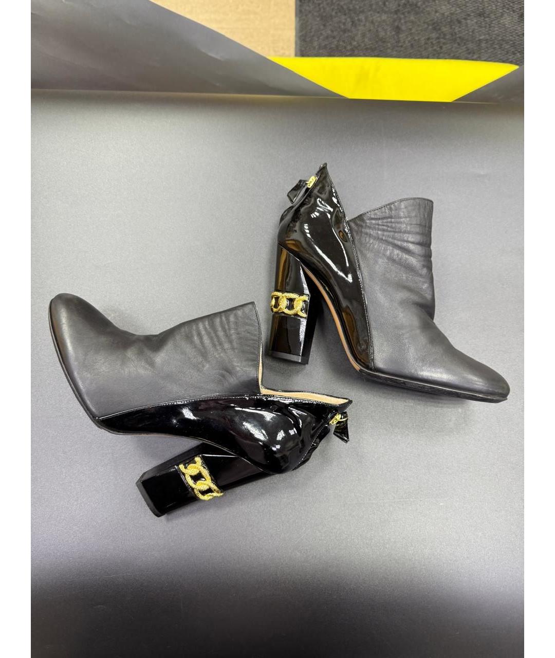 CASADEI Черные кожаные ботильоны, фото 2