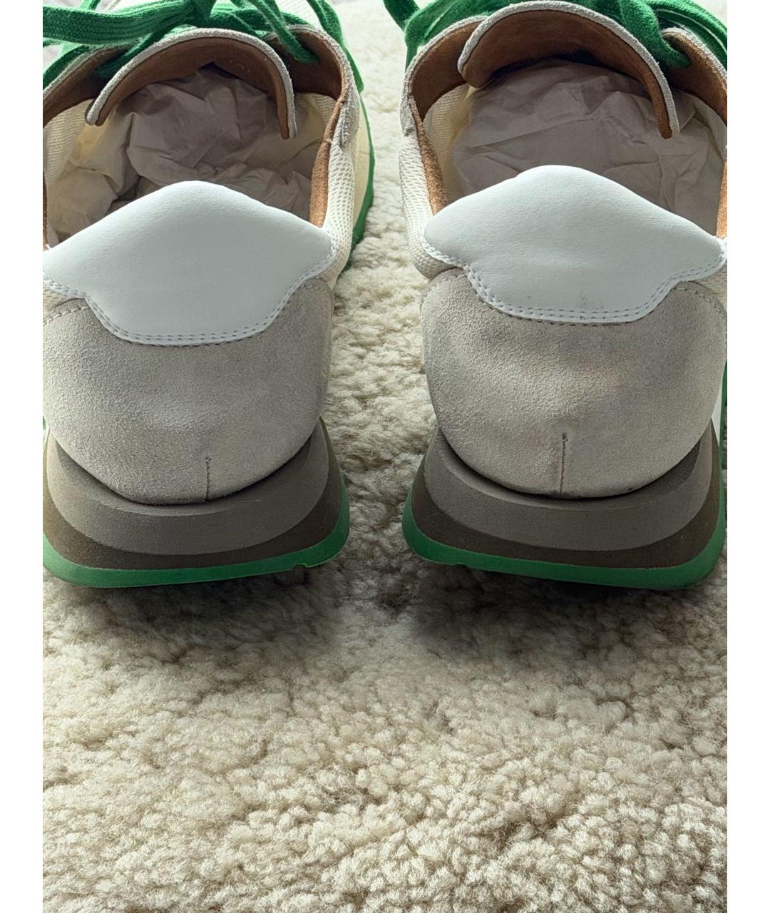 THE ROW Бежевые замшевые кроссовки, фото 8