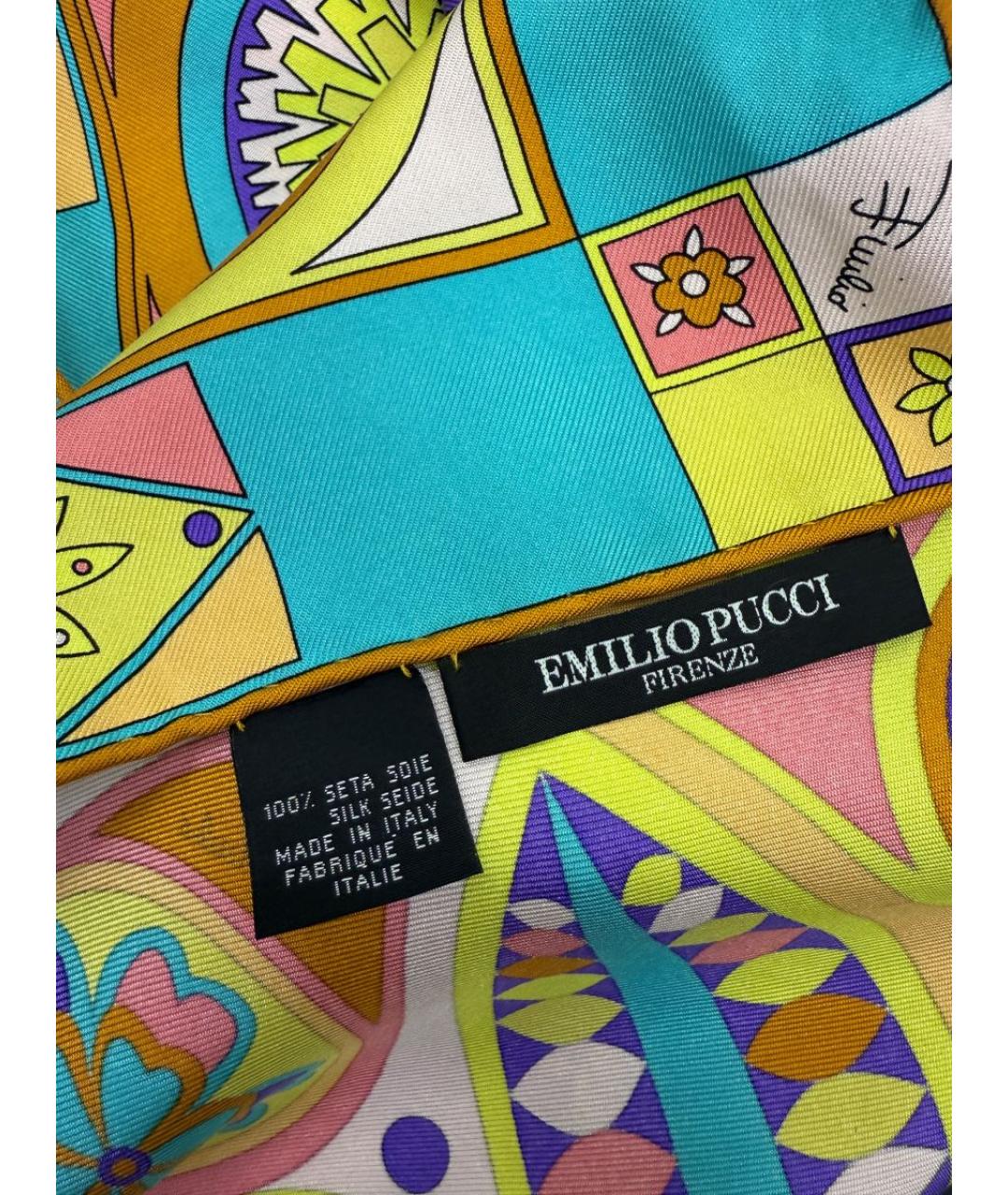 EMILIO PUCCI Шелковый платок, фото 3