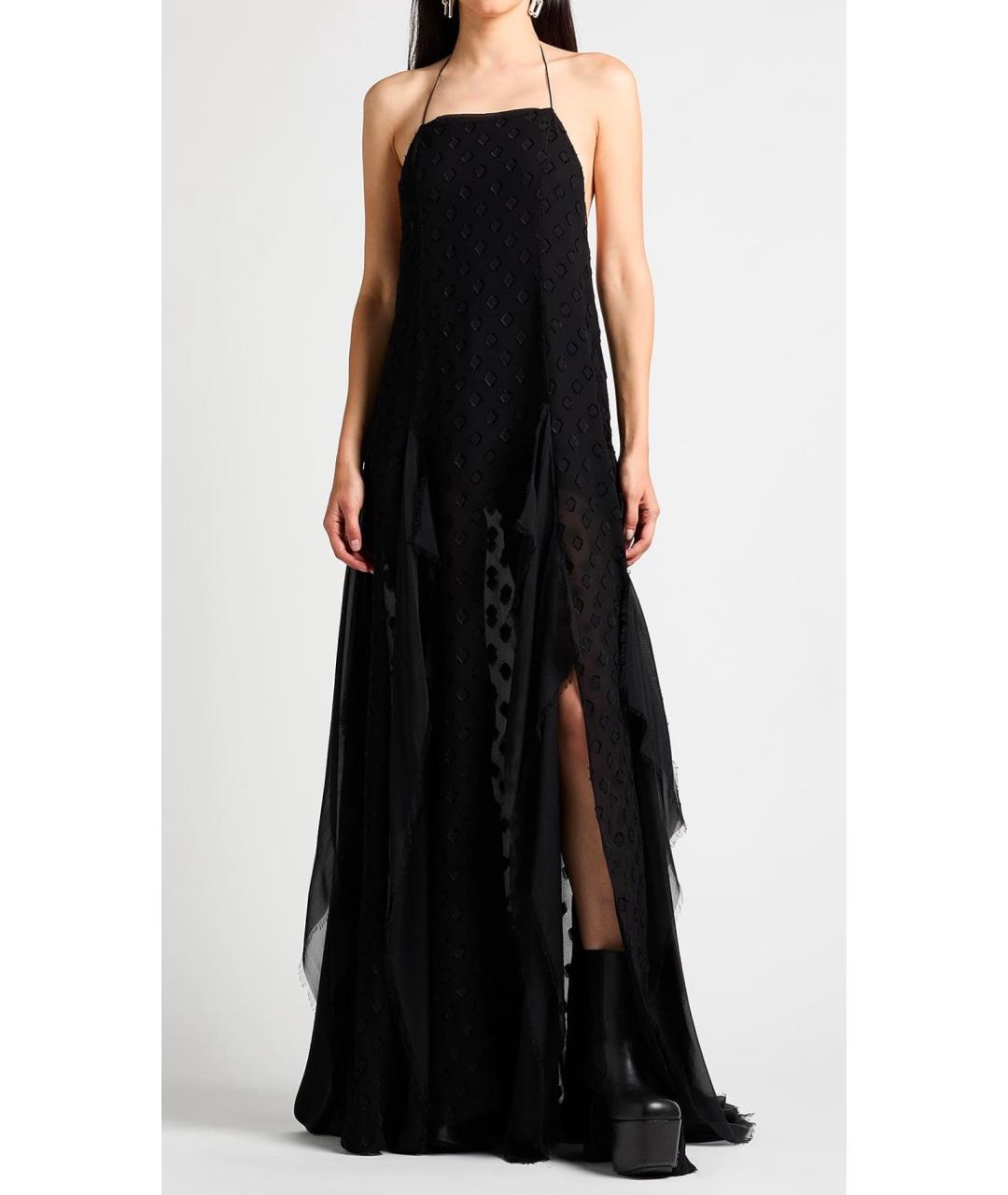 ANN DEMEULEMEESTER Черное коктейльное платье, фото 3