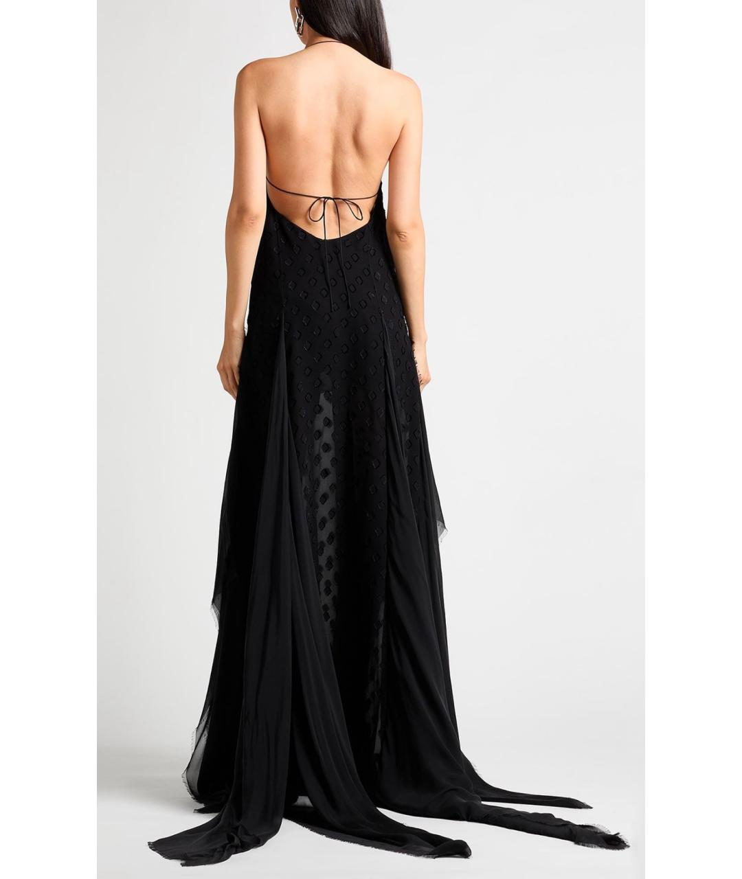 ANN DEMEULEMEESTER Черное коктейльное платье, фото 4