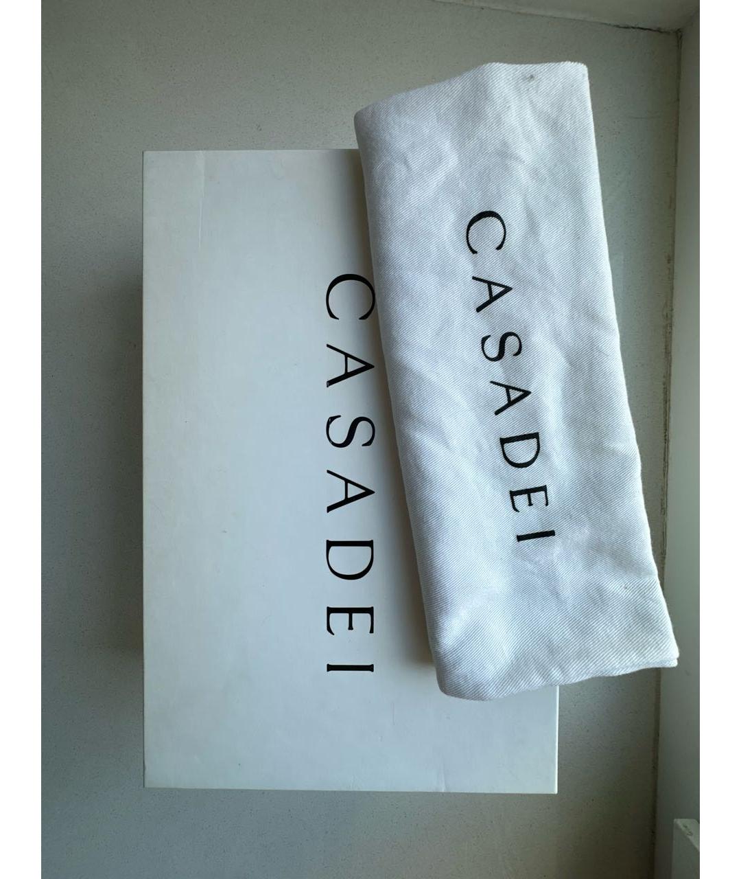 CASADEI Золотые босоножки, фото 5
