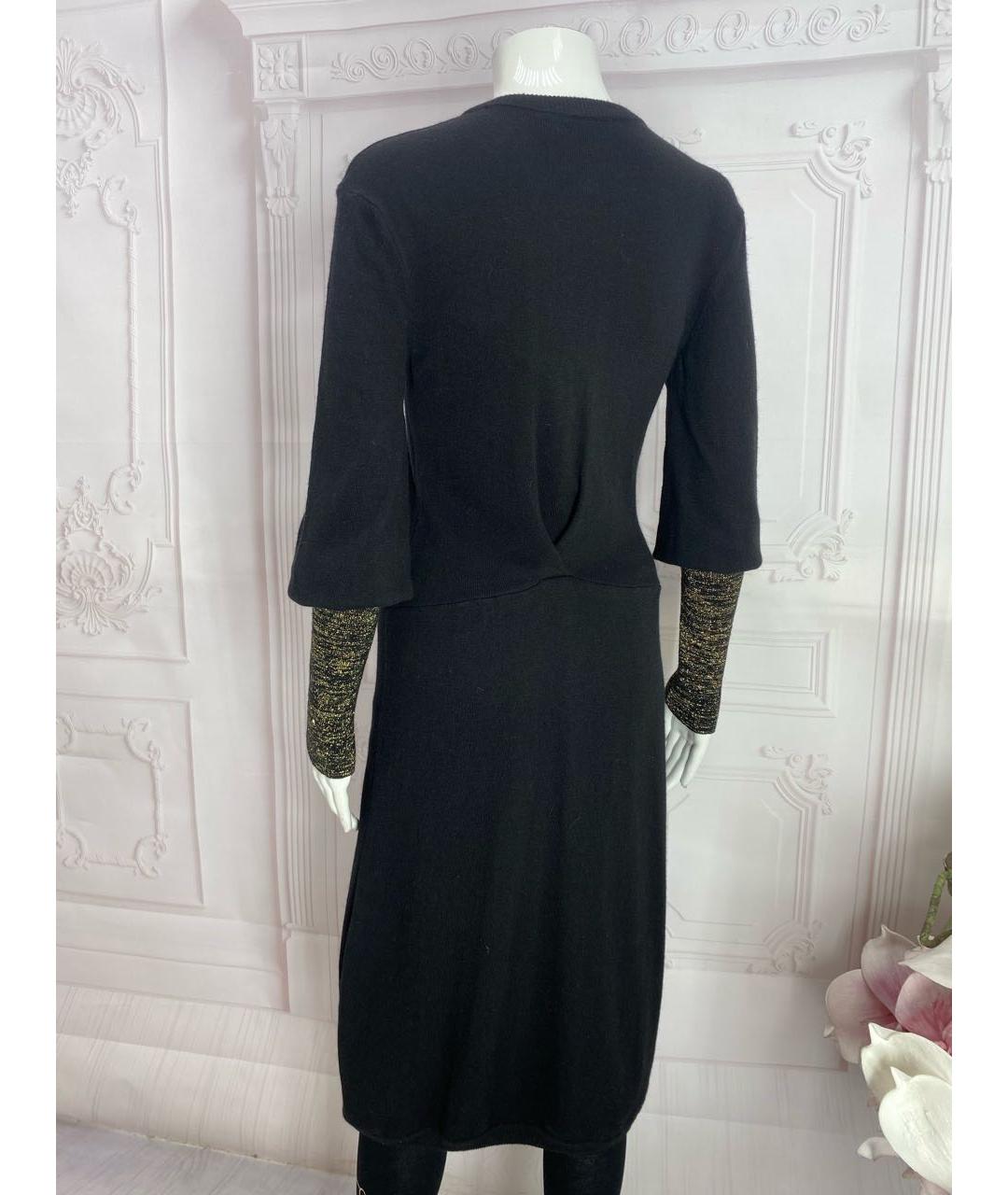 JO NO FUI Черный шерстяной кардиган, фото 2