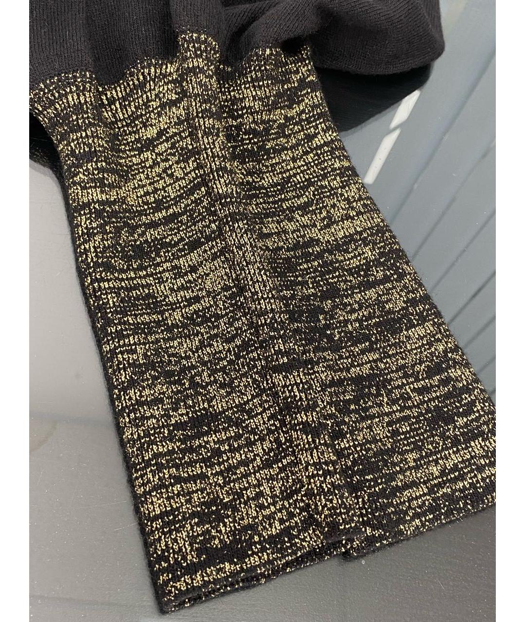 JO NO FUI Черный шерстяной кардиган, фото 4