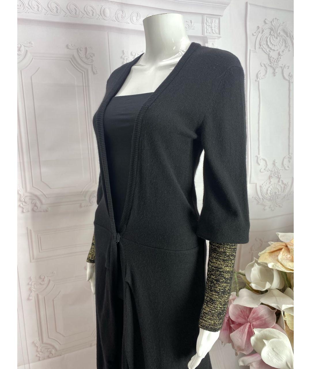 JO NO FUI Черный шерстяной кардиган, фото 8