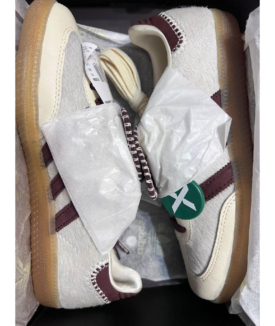 ADIDAS Бежевые текстильные кроссовки, фото 8