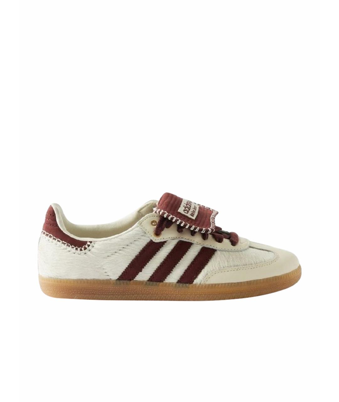 ADIDAS Бежевые текстильные кроссовки, фото 10