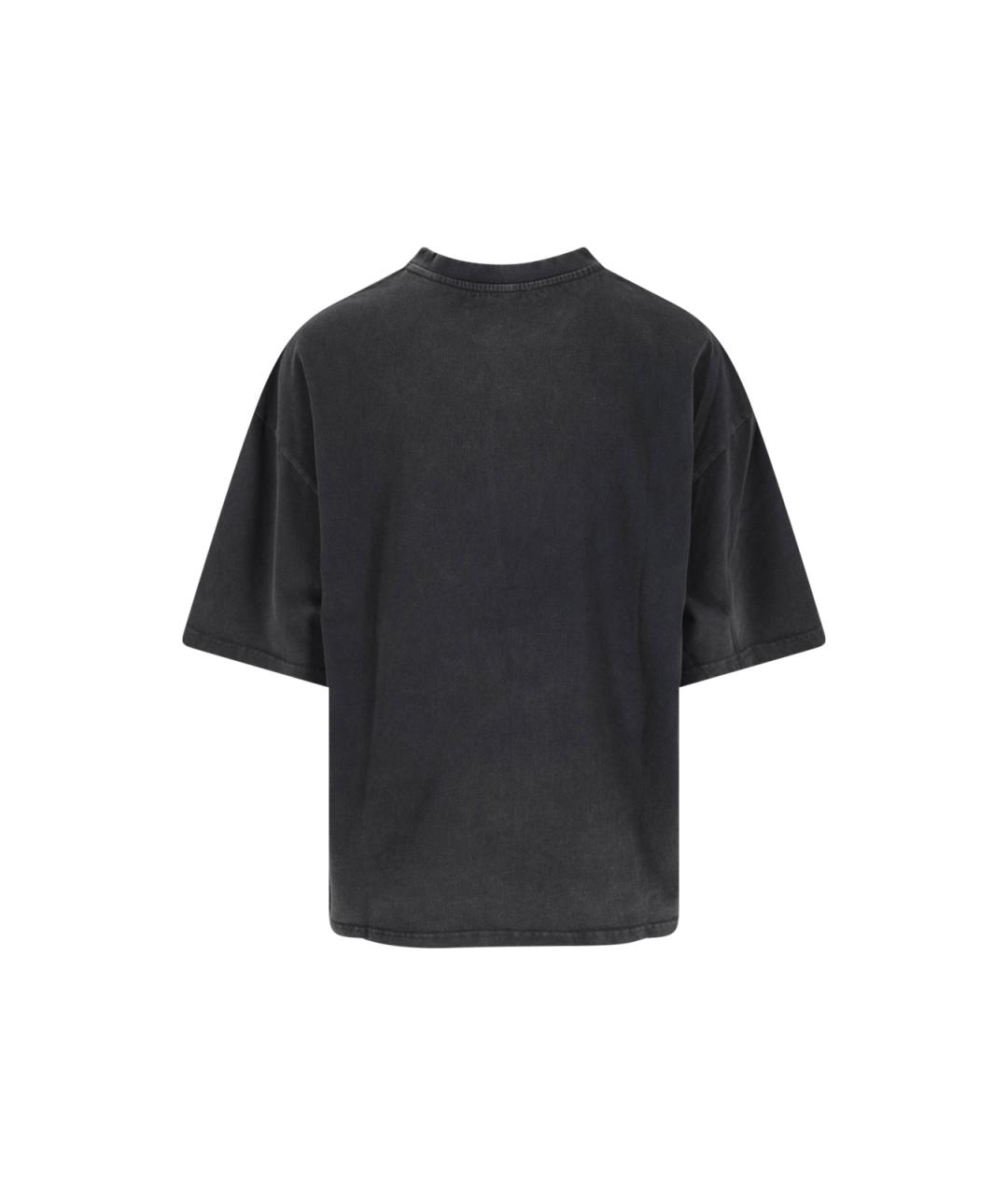 entire studios Черная хлопковая футболка, фото 2