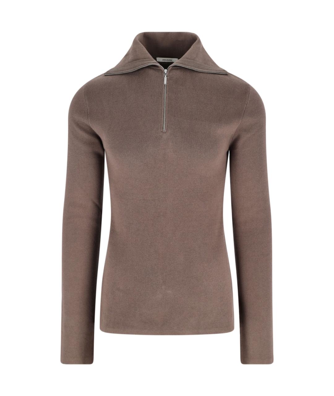 entire studios Коричневый хлопковый джемпер / свитер, фото 1