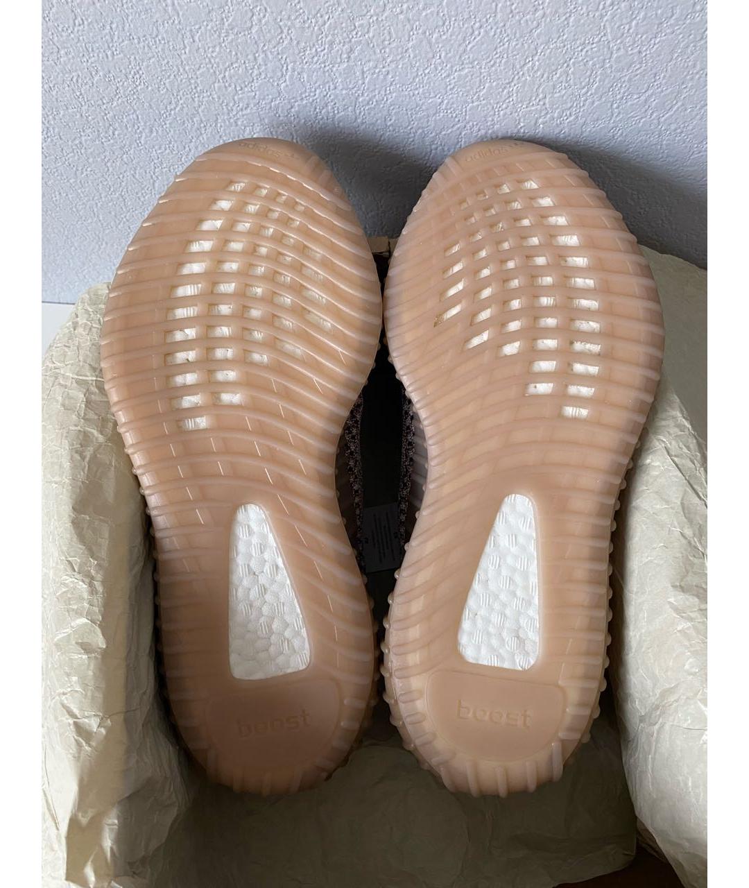 ADIDAS YEEZY Фиолетовые текстильные низкие кроссовки / кеды, фото 6
