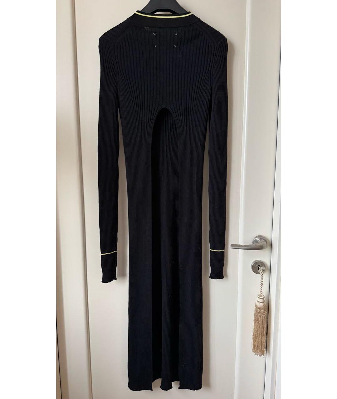 MAISON MARGIELA Черное шерстяное платье, фото 2
