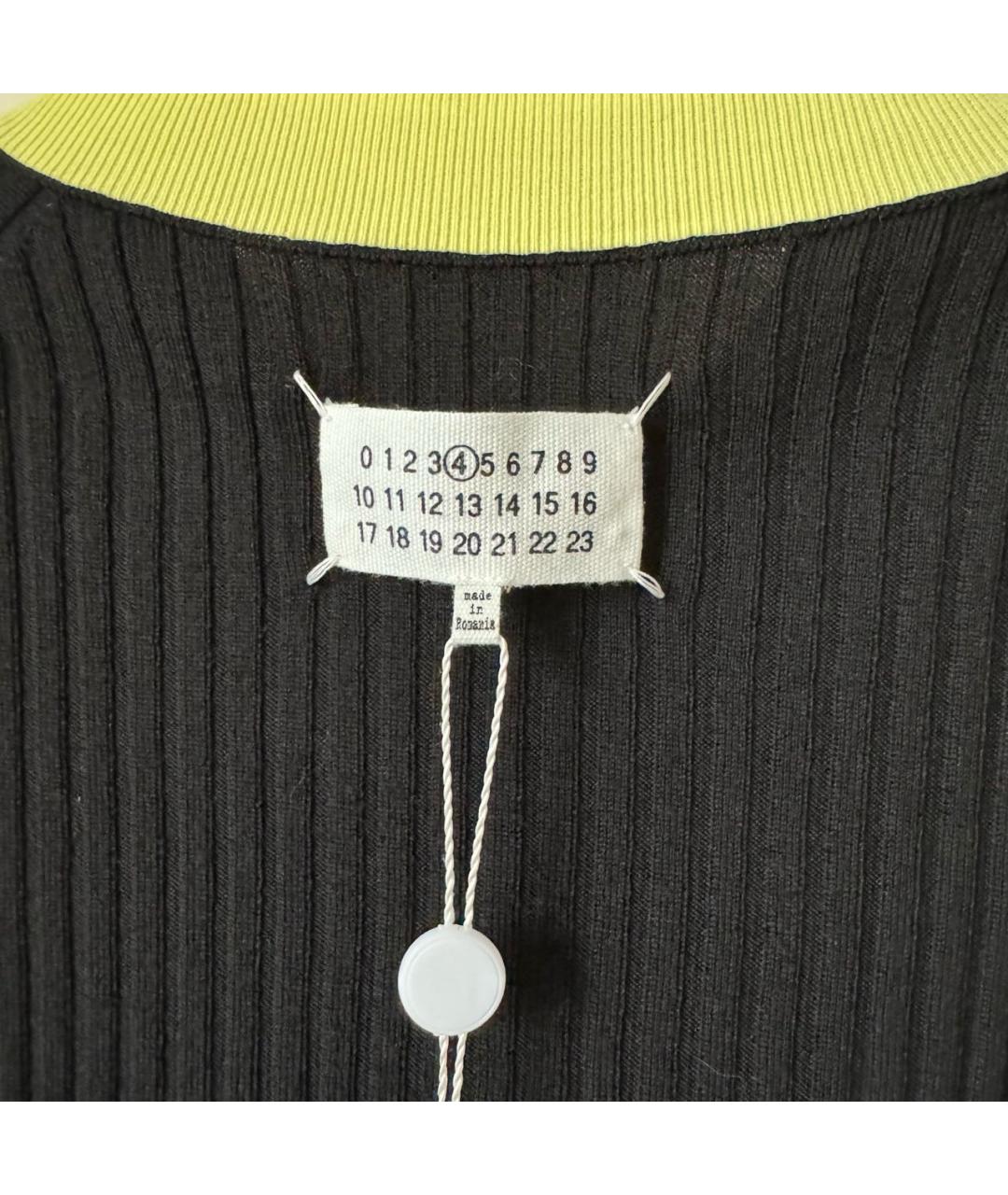 MAISON MARGIELA Черное шерстяное платье, фото 3