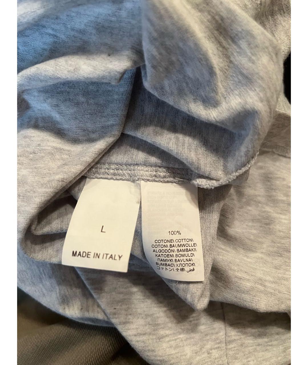 BRUNELLO CUCINELLI Серый хлопковый джемпер / свитер, фото 4