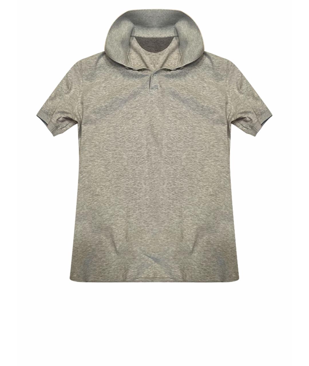 BRUNELLO CUCINELLI Серый хлопковый джемпер / свитер, фото 1