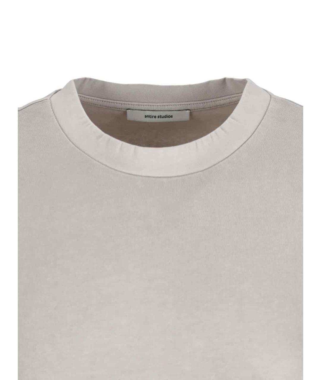 entire studios Белая хлопковая футболка, фото 3