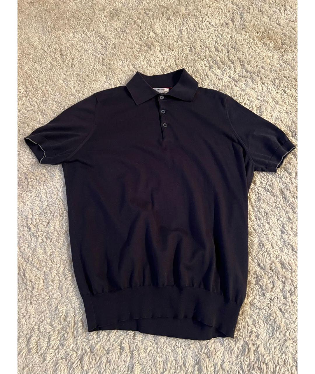 BRUNELLO CUCINELLI Черный хлопковый джемпер / свитер, фото 5