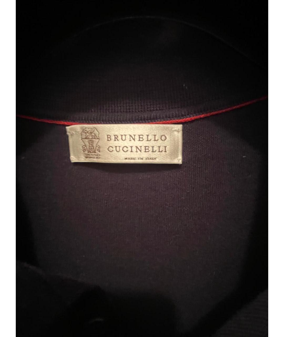 BRUNELLO CUCINELLI Черный хлопковый джемпер / свитер, фото 2