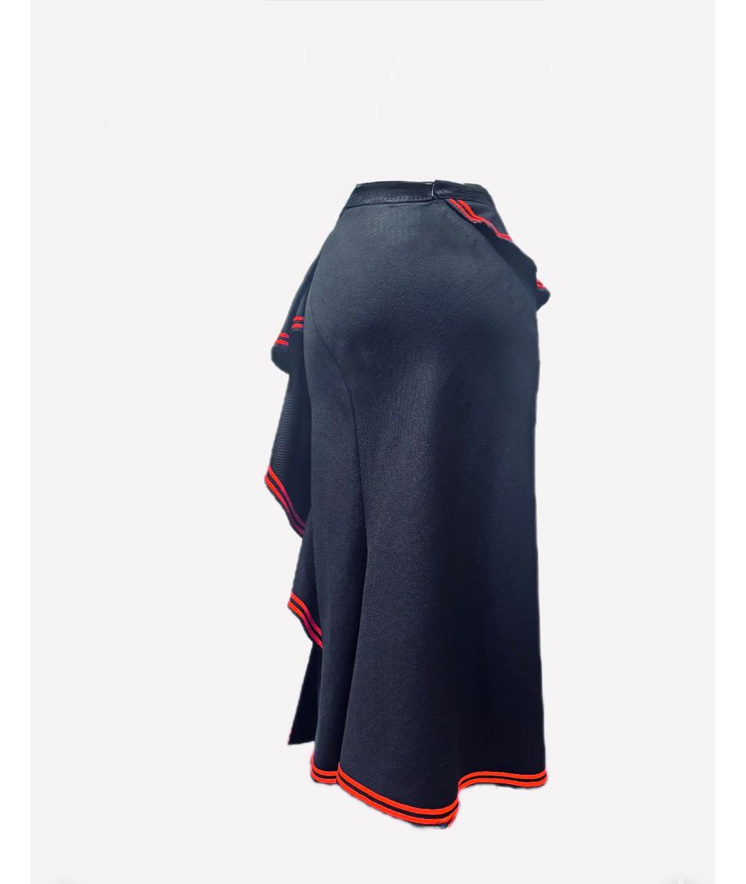 GIVENCHY Черная шерстяная юбка миди, фото 2