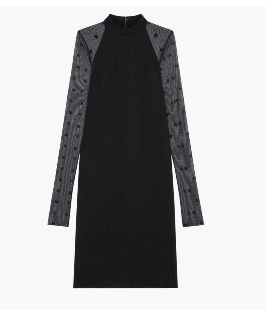 GIVENCHY Черное вискозное коктейльное платье, фото 9