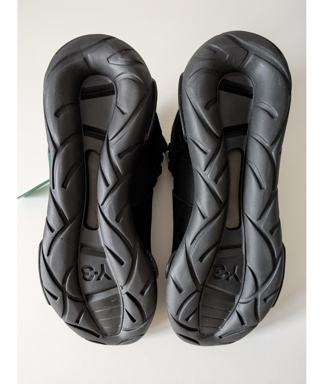 Y-3 Черные замшевые высокие кроссовки / кеды, фото 6