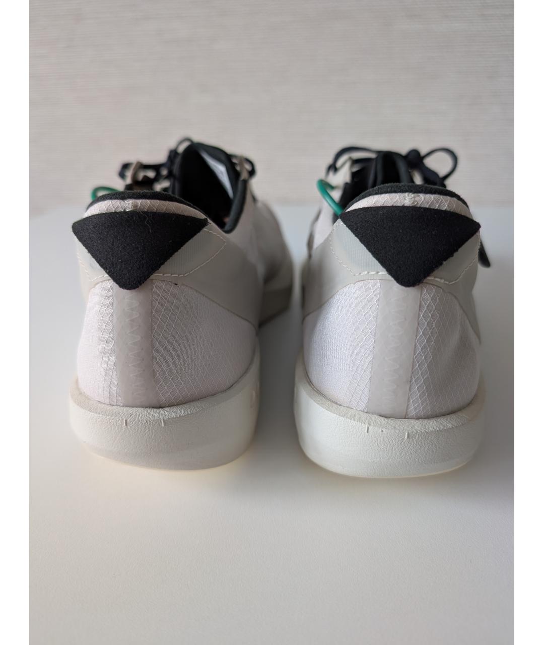 Y-3 Белые синтетические низкие кроссовки / кеды, фото 3