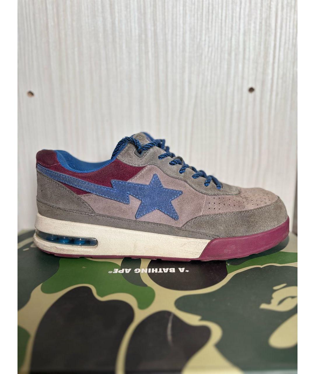 BAPE Замшевые низкие кроссовки / кеды, фото 6