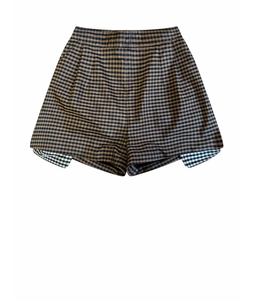 CHRISTIAN DIOR Мульти шелковые шорты, фото 1
