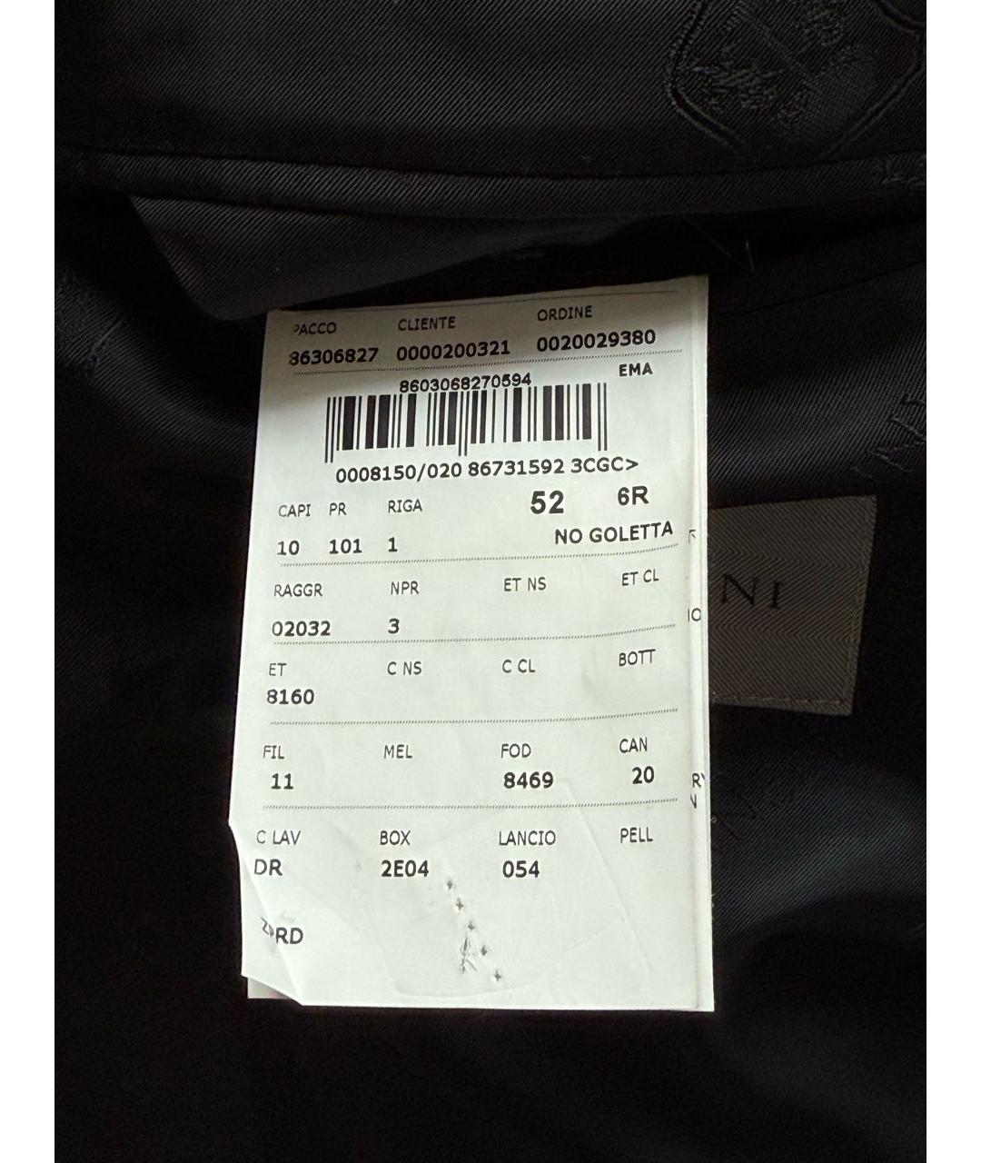 CORNELIANI Черный классический костюм, фото 7