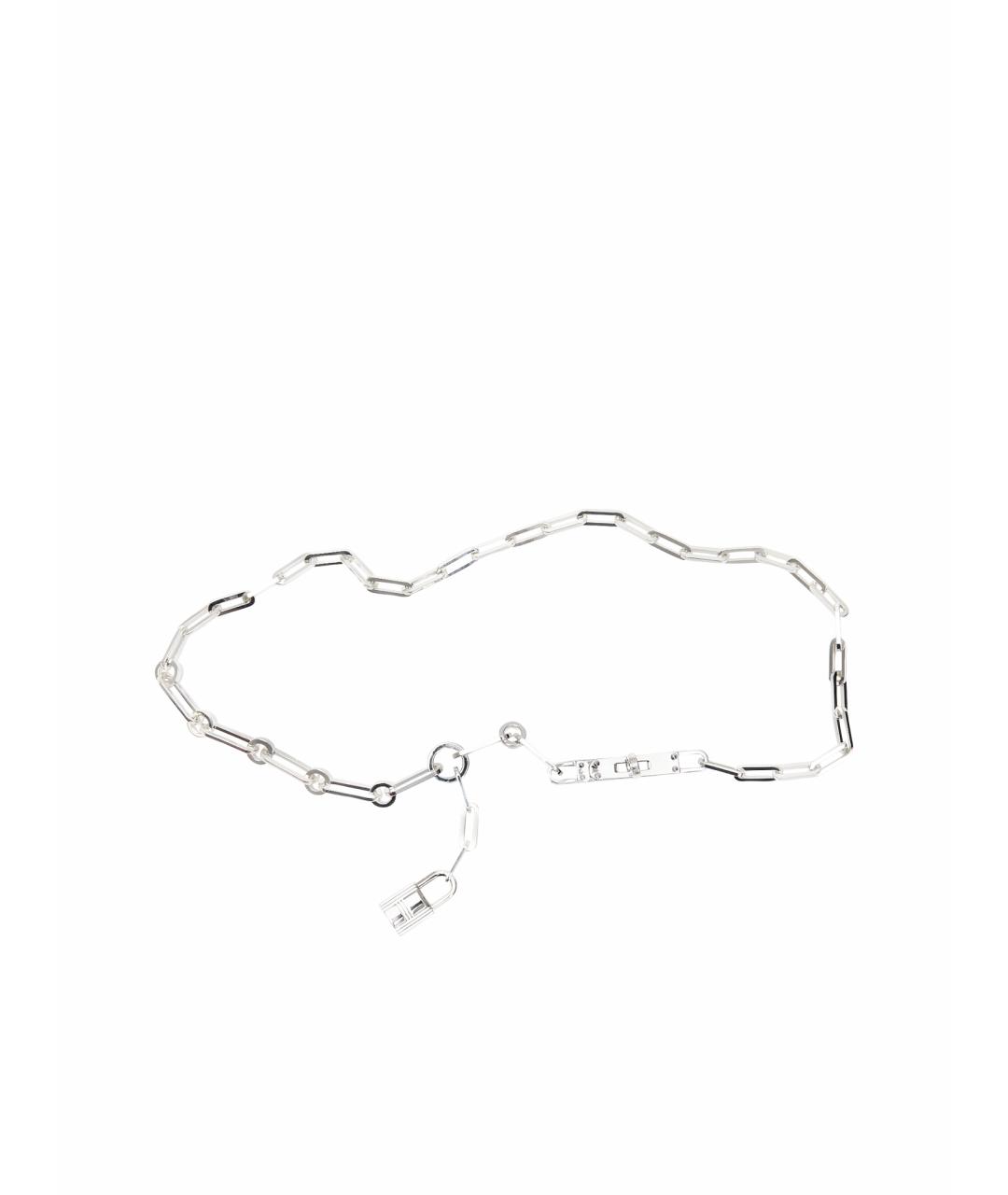 HERMES Серебряное серебряное колье, фото 1