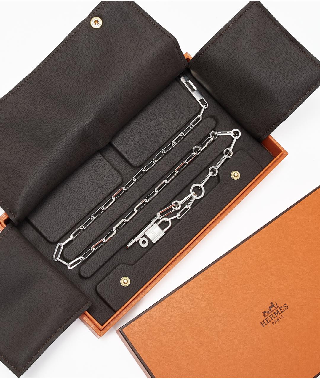 HERMES Серебряное серебряное колье, фото 4