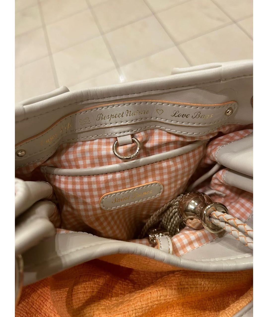 LANCEL Оранжевая кожаная сумка тоут, фото 3