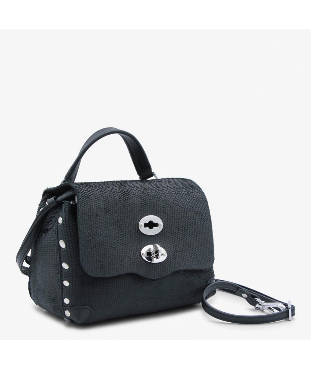 ZANELLATO Черная кожаная сумка через плечо, фото 2