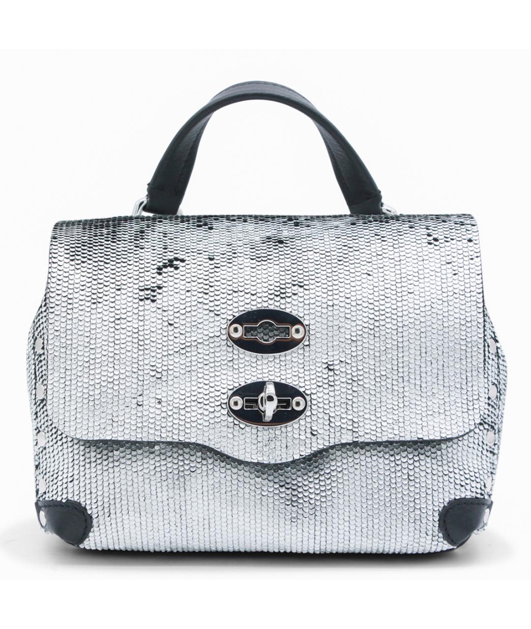 ZANELLATO Серебряная кожаная сумка тоут, фото 5