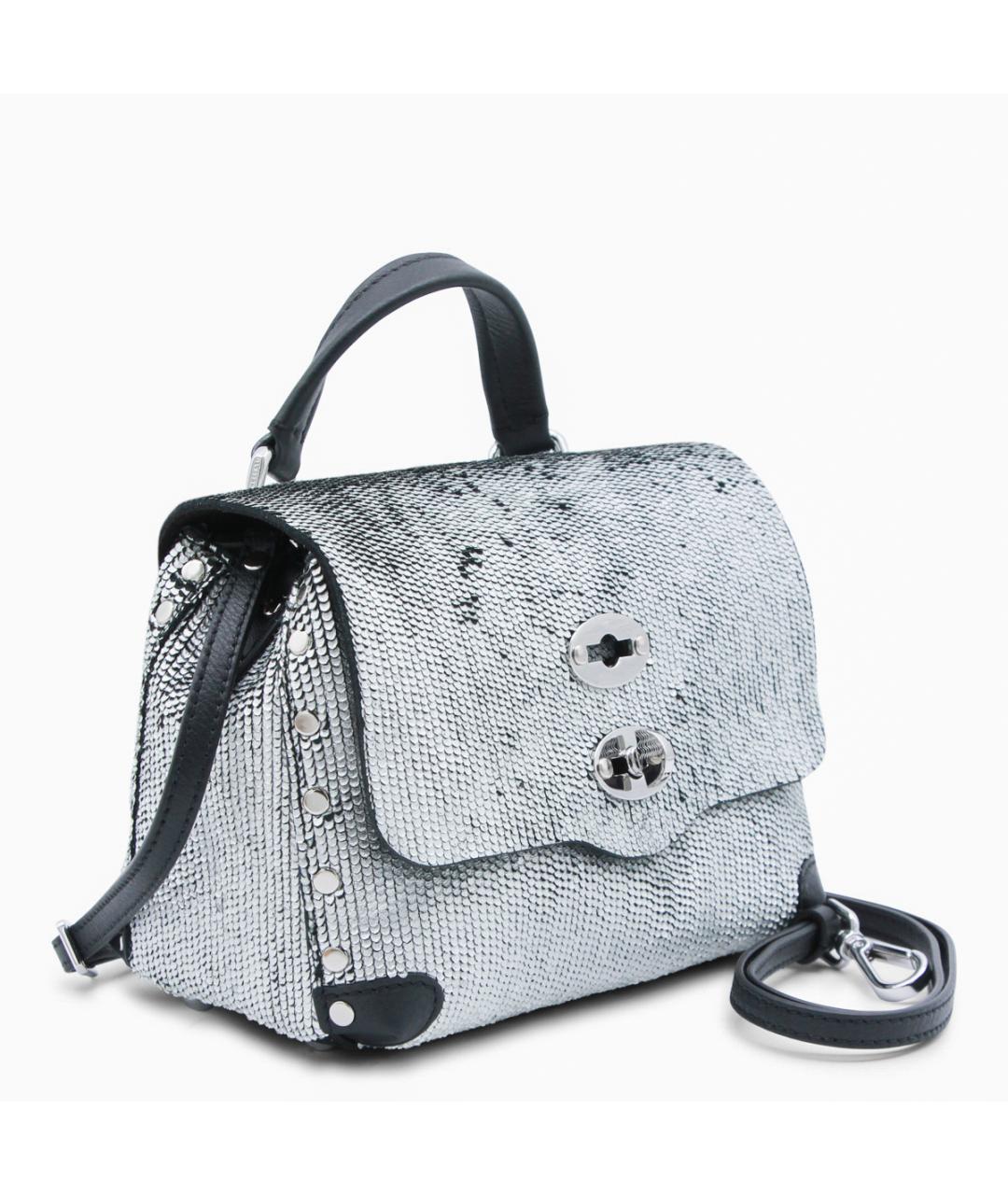 ZANELLATO Серебряная кожаная сумка тоут, фото 2