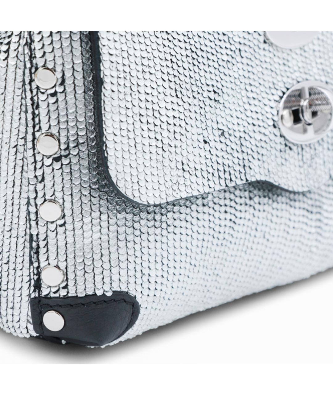 ZANELLATO Серебряная кожаная сумка тоут, фото 4