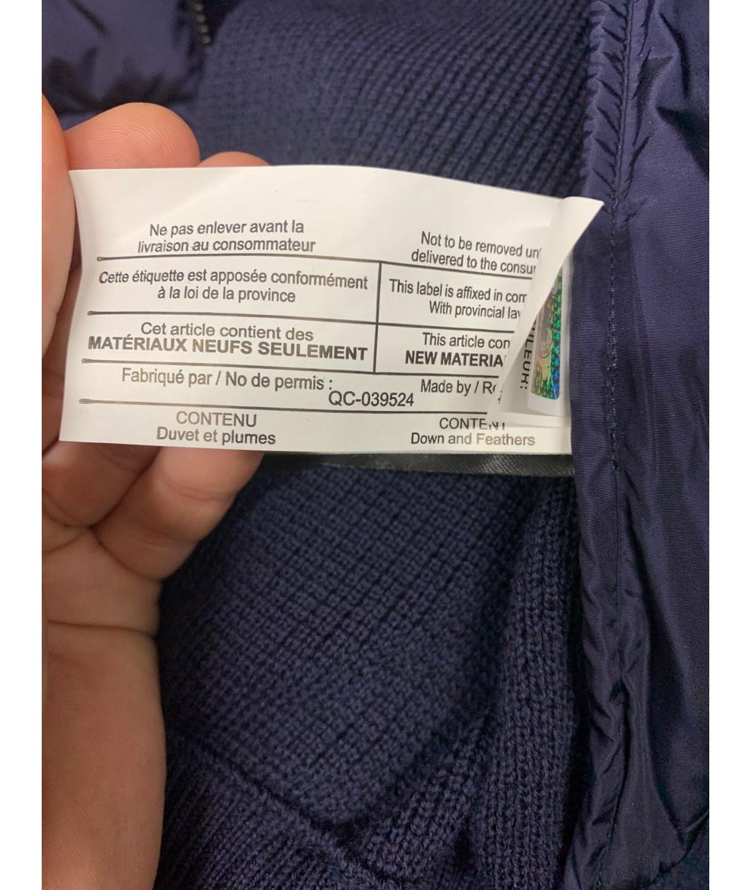 CANADA GOOSE Темно-синий жилет, фото 7
