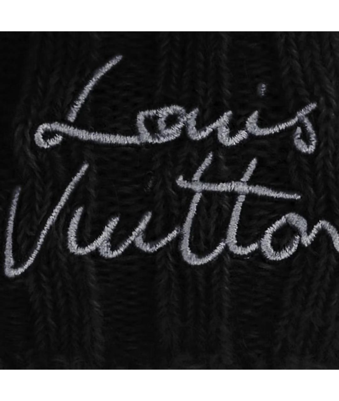 LOUIS VUITTON Черные перчатки, фото 2