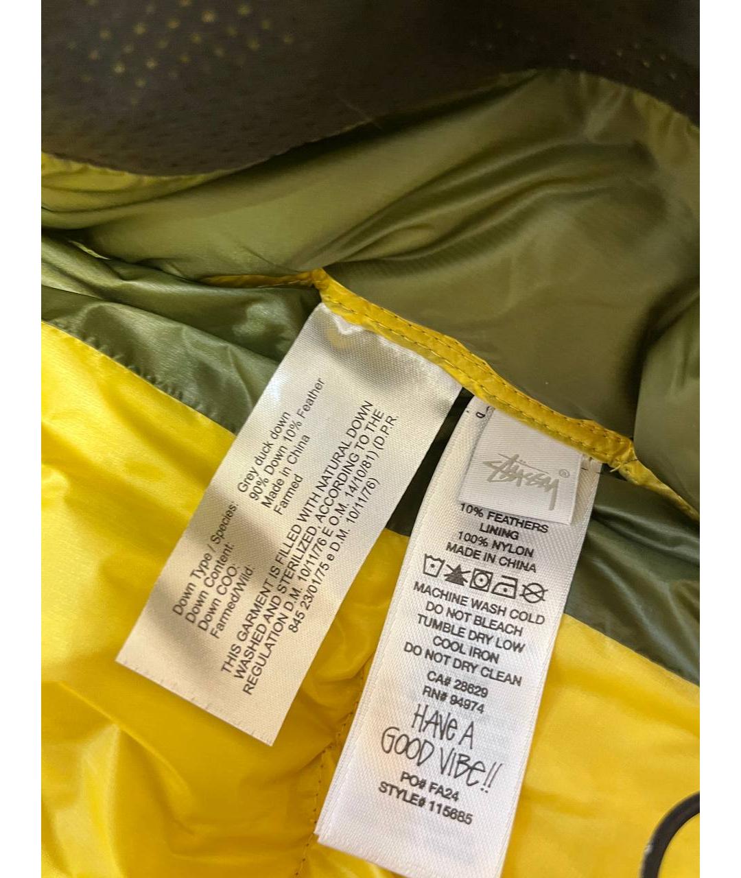 STUSSY Зеленая куртка, фото 4