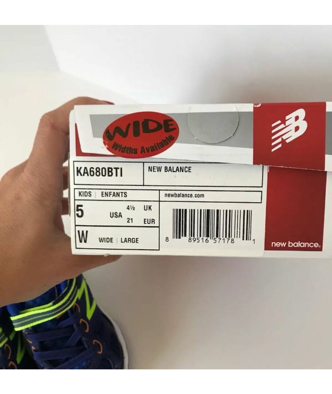 NEW BALANCE Синие текстильные кеды, фото 7