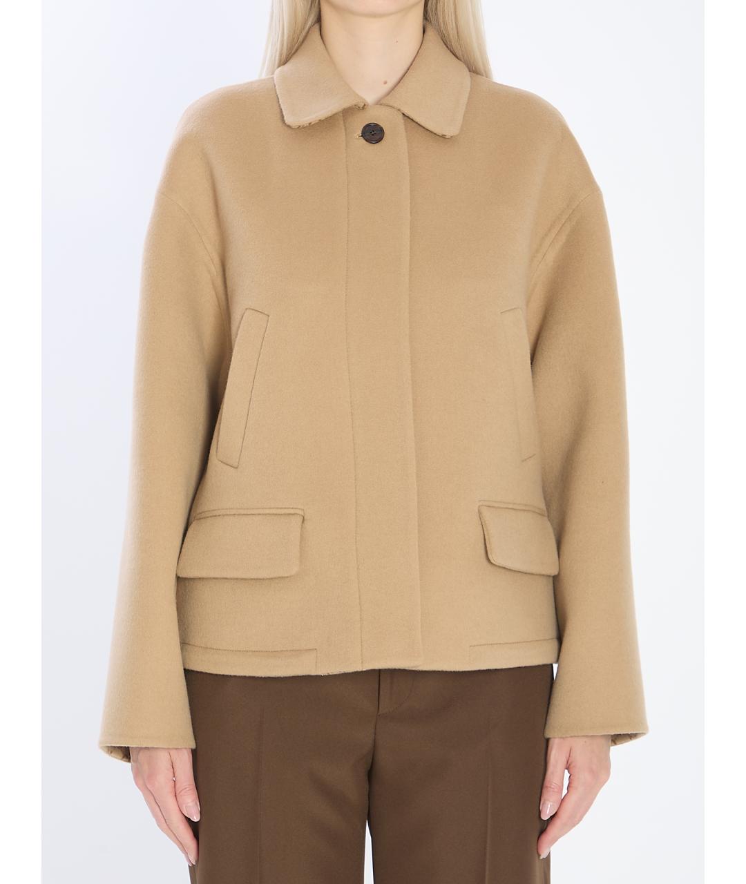 GUCCI Бежевая шерстяная куртка, фото 2