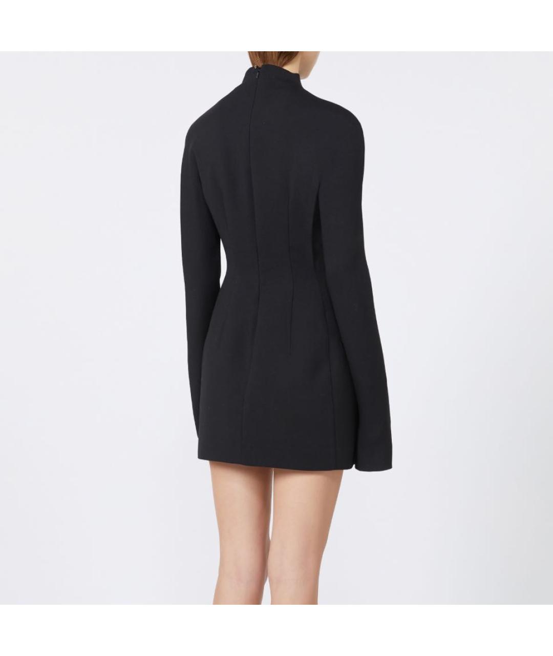 SPORTMAX Черное полиэстеровое коктейльное платье, фото 3