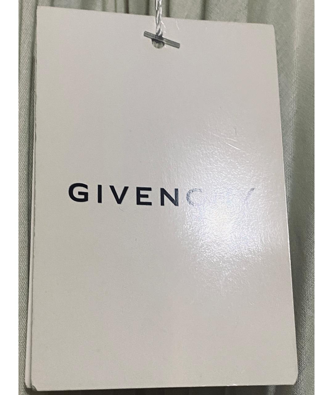 GIVENCHY Бежевый хлопко-эластановый костюм с юбками, фото 6