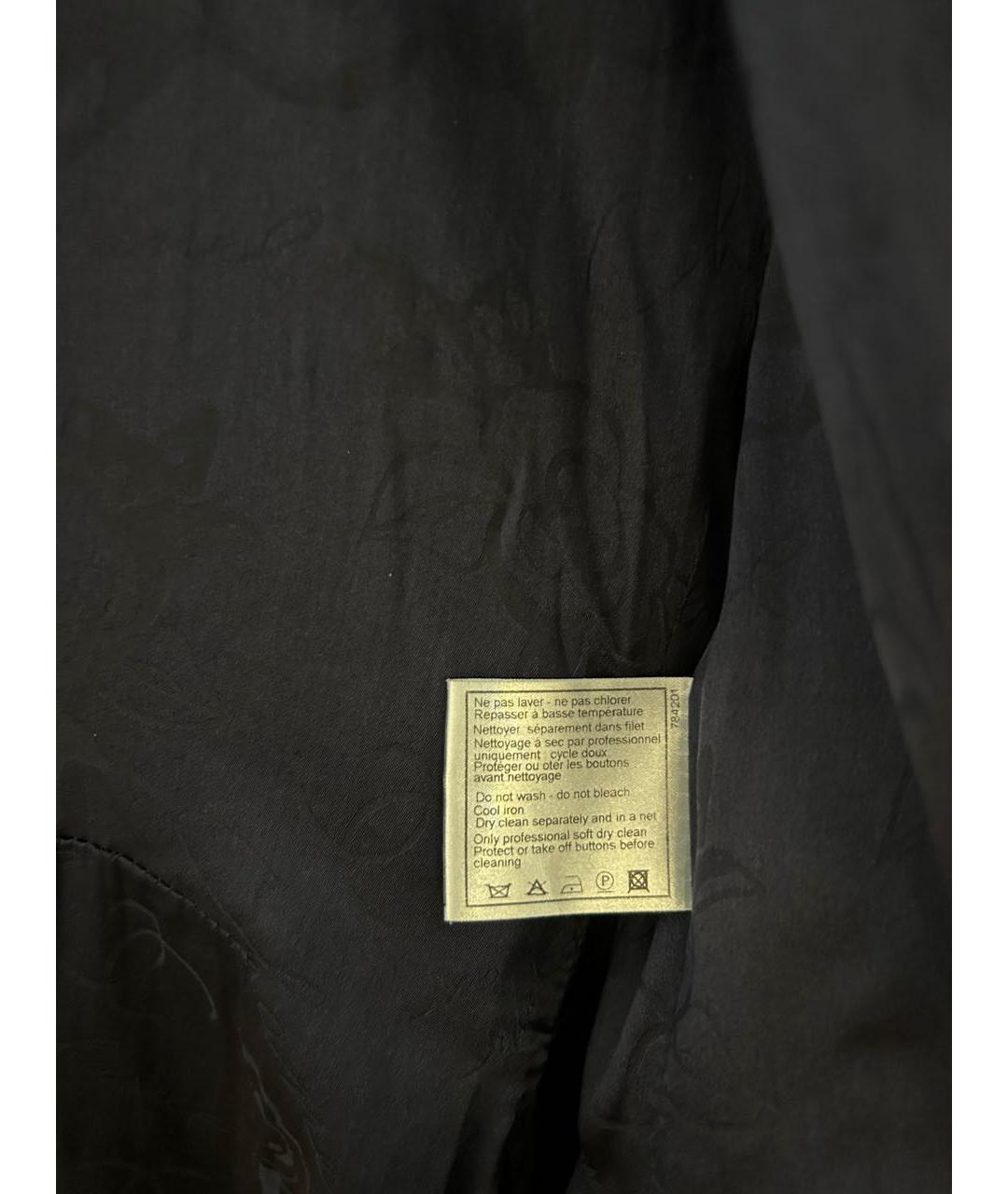 CHANEL Темно-синий шерстяной жакет/пиджак, фото 7