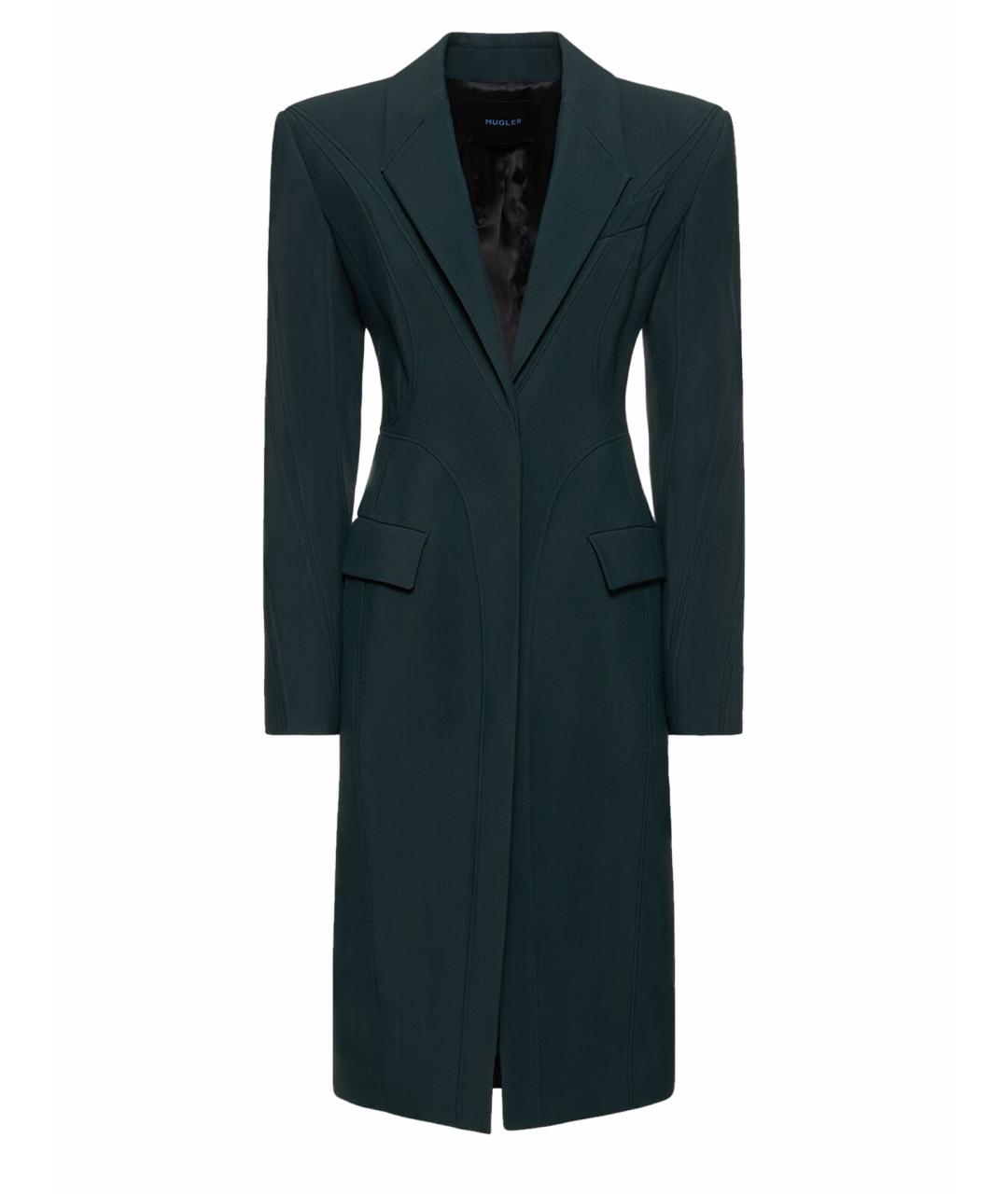 MUGLER Зеленые пальто, фото 1