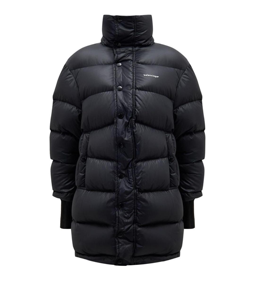 BALENCIAGA Черный пуховик, фото 1