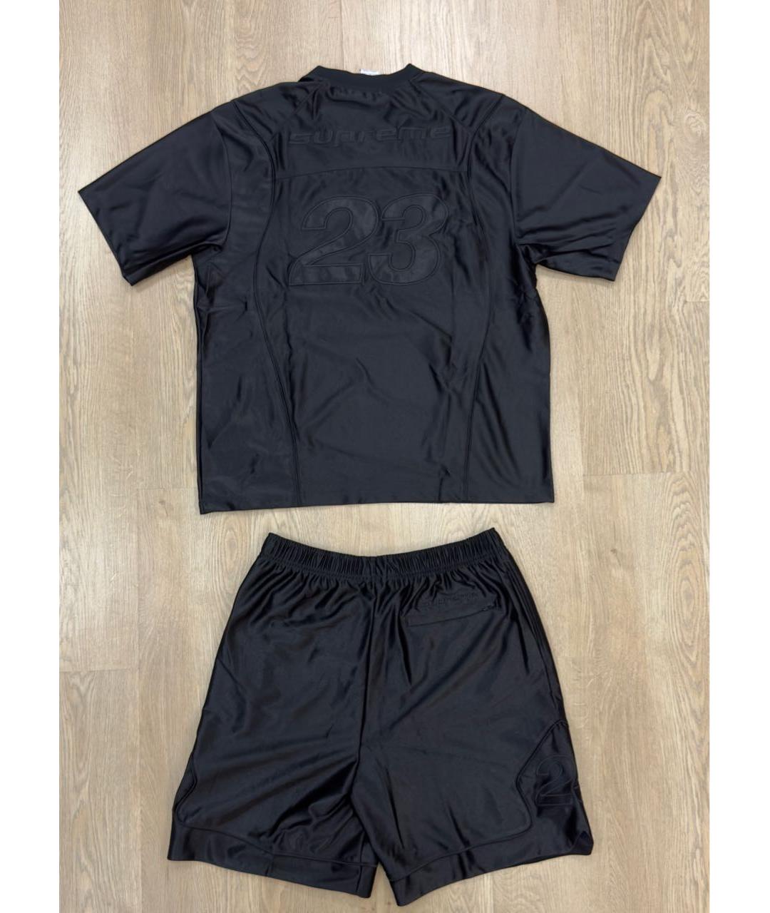 SUPREME Черный синтетический спортивный костюм, фото 2
