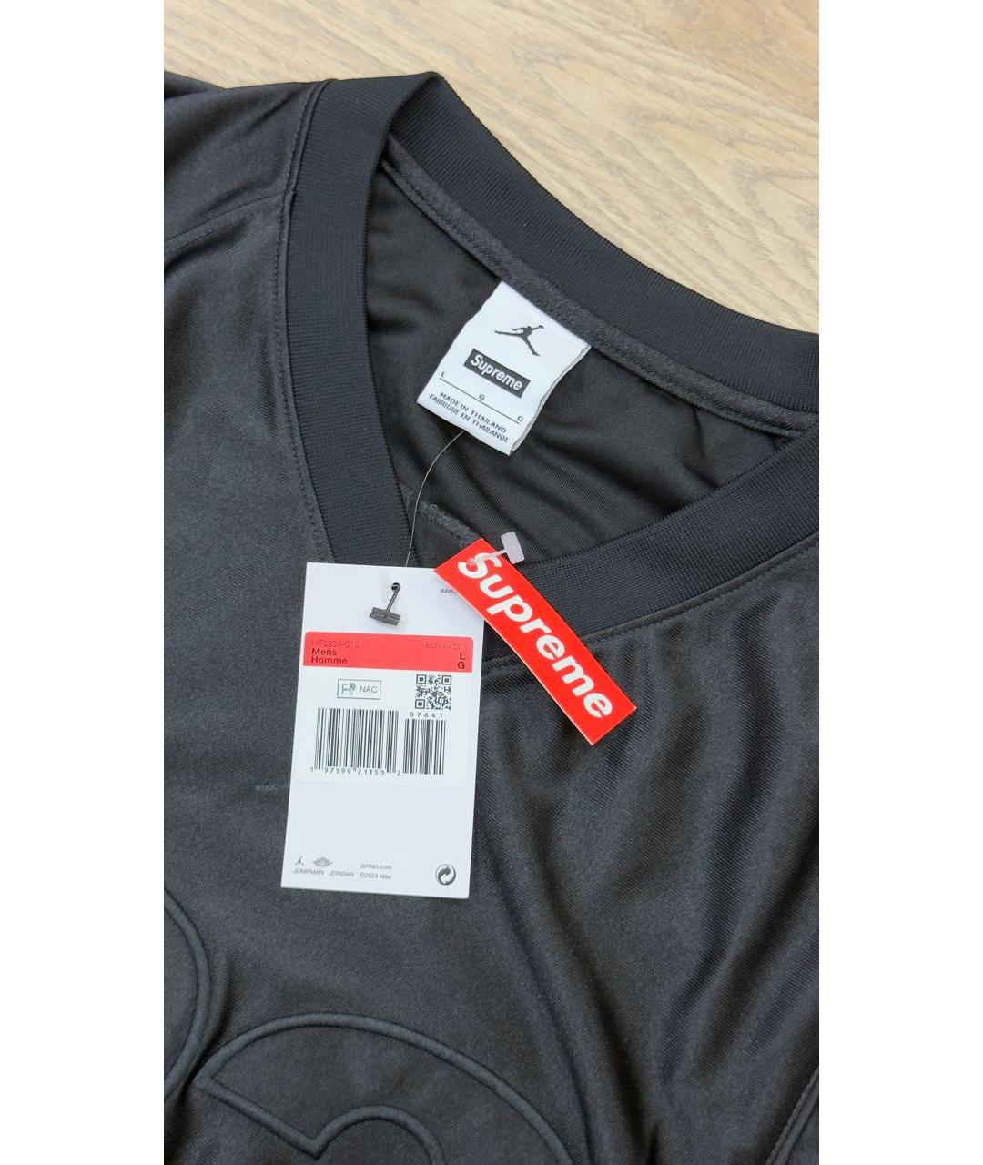 SUPREME Черный синтетический спортивный костюм, фото 3